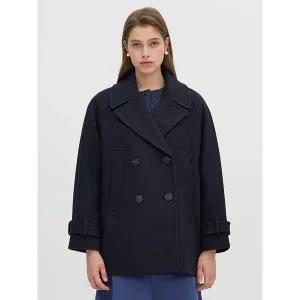 [올리브데올리브](대구신세계)빅 테일러드 카라 더블 하프 코트 OW4WHA57