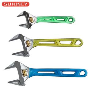 썬키 경량 몽키 스패너 얇은헤드 와이드죠 배관 수도공구