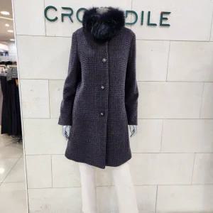 [크로커다일레이디]탈부착 폭스카라 슬림한 알파카코트R_BP