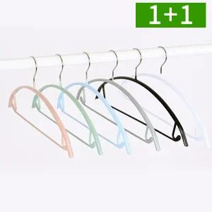 [1개+1개] 어깨뿔방지 라운드 논슬립옷걸이 10+10개세트