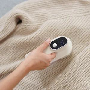 HAAN 쉽고빠른 6중날 세탁소 전문가용 유무선겸용 보풀제거기 베이지/가정용 휴대용 보플제거기