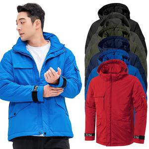 [하루비나] 로렌조 야상점퍼 남여공용 빅사이즈 S~4XL 후드집업 패딩자켓 기모 보드복 작업복 단체복