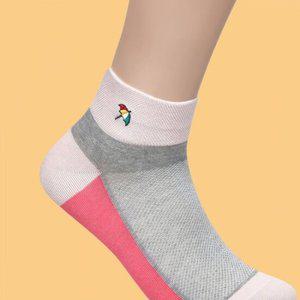 아놀드파마 여자 메쉬 단목 양말 비비드 5P 여성 편한 삭스 단체