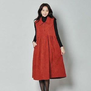 [NS홈쇼핑](7일)러블리 카라 코듀로이단추 원피스[34807648]