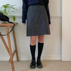 [하프클럽/]여자 겨울 A라인 미니스커트_SK4277