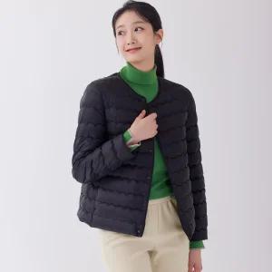 [지센] (4컬러) 에브리 말랑 덕다운 물결 자켓 LVLWOA71