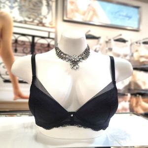 [에블린] 에블린 메르메 로맨티크 솔리드 노와이어(블랙) EBBRFA125H