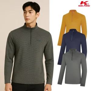 콜핑 남성 약기모 등산 긴팔 반집업 티셔츠 신축 경량 2344TK571M