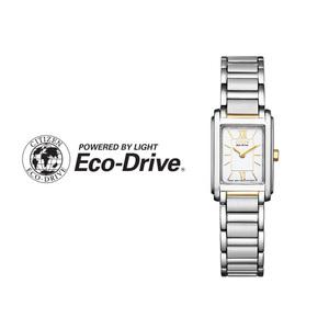 시티즌 CITIZEN 에코드라이브 여자 여성 사각 패션 손목시계 FRA36-2432