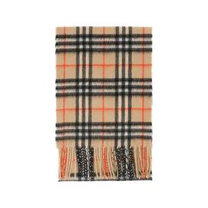 [버버리] 버버리 8089369 B9368 체크 캐시미어 프린지 머플러 목도리