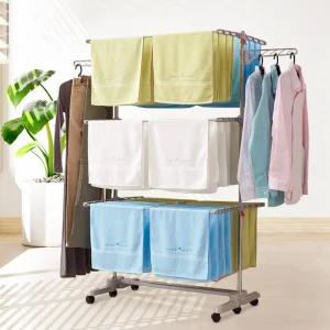 루미에 특대형 6단 접이식 스텐 빨래 건조대