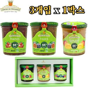 프로방스 유기농 잼 스프레드 3개입 선물 세트 딸기 무화과 망고 프랑스 오가닉 과일 organic spread jam