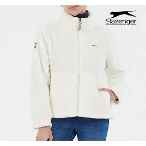 [슬레진저][슬레진저]여성 하이넥 쉘파 자켓 아이보리_01