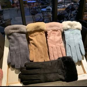 겨울 방한 장갑 스웨이드 여성 가죽장갑 스마트폰터치 글로브