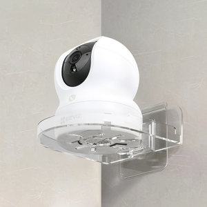 투명 홈캠 카메라 CCTV거치대 받침대 선반 스탠드 자가설치 실내 시시티비 베이비 펫캠 이지비즈