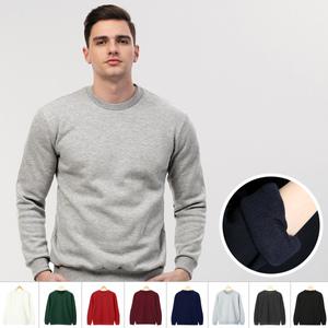 [하루비나] 기모 특양면 맨투맨티셔츠 남여공용 빅사이즈 S~3XL 단체티 긴팔 반티 유니폼