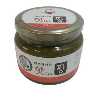 웰빙 고추 양념장_핫짱 500g 쇠고기 다진 양념 비벼먹