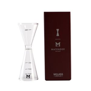 마텐더 칵테일 지거 30ml/45ml 양면 투명 유리지거 계량컵