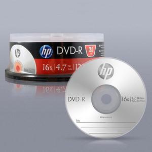 [BZJL6DRJ_4C]4.7GB 케이스 HP 케익 DVD-R 25p 16x Media