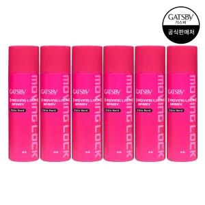 갸스비 무빙 락 스프레이 엑스트라 하드 253ml 6개