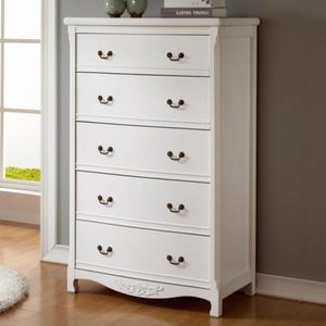 엔틱 수납장 가구산책 5단 원목 화이트 서랍 B2814 900