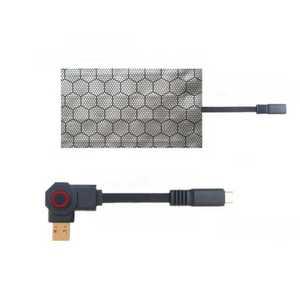 USB 발열 패드 충전식 난방 천 C타입 시트 야외 작업