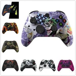 EXtremeRate 교체용 소프트 터치 전면 하우징 쉘 커버 Xbox 시리즈 X/S (Xbox 코어) 컨트롤러용 페이스 플