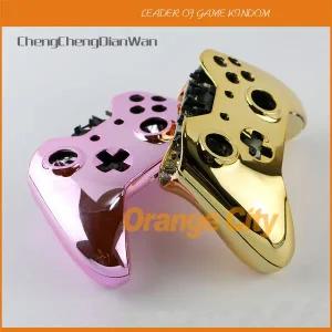 ChengChengDianWan Xboxone 블루투스 호환 게임 패드 도금 전체 하우징 쉘 케이스 키트 Xbox one 무선 컨트