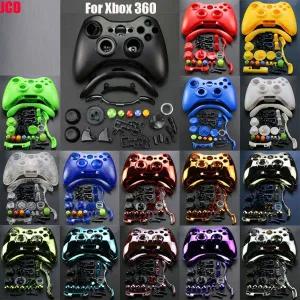 Xbox 360 무선 컨트롤러용 JCD 게임 패드 하우징 전체 쉘 케이스 키트 교체 부품