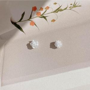 여자 베르사유의 장미 자석 귀찌 페이크 피어싱_3