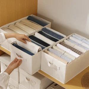 쉼공작소 이너프 2종 의류 정리함 옷 수납 패브릭 리빙 박스 옷장 정리 수납함