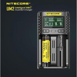 [BZI32JMM_51BW]지능형 고속충전 LCD NITECORE 2구충전기