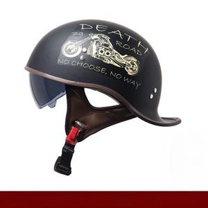 반모헬멧 통기성 경량 전동킥보드헬멧 할리 빈티지 오토바이 헬멧