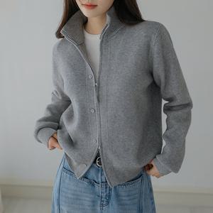 [시크폭스] 알로인 반목 투웨이 니트집업