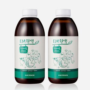 이엠활성액 2병 EM발효액 EM활성액 EM발효원액 EM원액 500ml 이엠원액