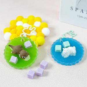 레진공예 북극곰 수달 키링 만들기 1인세트