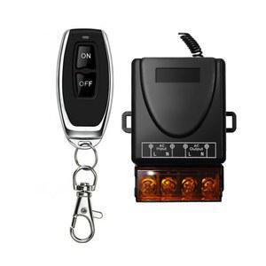 무지향성 라디오 코딩 리시버 감도 112DBM, 2CH 리모컨 , 30A 릴레이 블랙 컬러