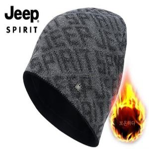 Jeep 남성 겨울 아웃도어 방한 두꺼운 털모자