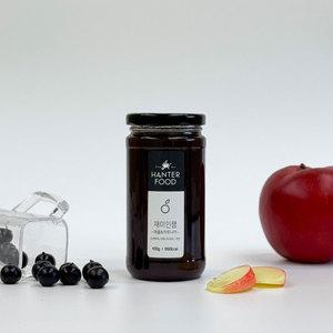 한터식품 국내산 수제 무설탕잼 사과 아로니아잼, 400g