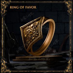 다크소울 총애의 반지 오픈링 코스튬 빈티지 소품 COS S925실버 백동