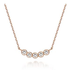 [끄란느] 큐빅 라운드 목걸이 C24NB052