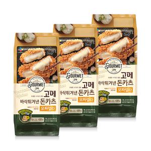CJ제일제당 고메 바삭튀겨낸 모짜렐라 돈카츠 450g 3개