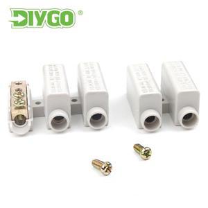 버트 와이어 커넥터 케이블 전기 접합 단자 고전력 정션 박스 60A 400V 1-6 mm2 2.5-16 3 위치