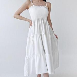 커플룩 플레어 여름 바캉스룩 롱원피스 데일리룩 (3ipEv)