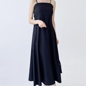 신혼여행룩 홀터넥 끈나시 롱원피스 비치웨어 (3ipEx)