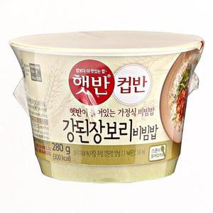 [MENOT4TQ_52EH]백설 햇반 컵반 강된장 보리 비빔밥 280G