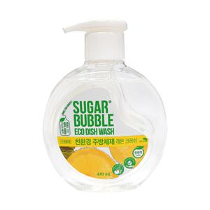 슈가버블 친환경 주방세제 레몬크러쉬 본품 470ml 1개