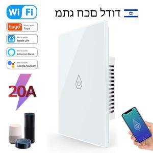 와이파이 보일러 스마트 스위치 온수기 음성 원격 제어, 미국 플러그 터치 패널 타이머, 야외 작업 알렉사