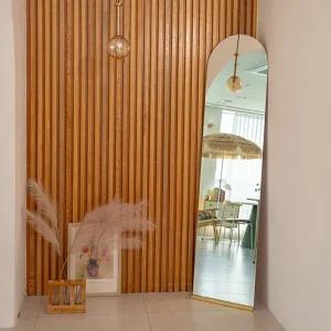 포멀라인 아치형 비산방지 라운드 400전신거울(실버/골드) BJ5101