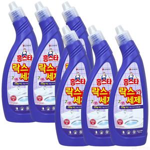 엘지생활건강 홈스타 락스와 세제 후로랄 파인 750ml 6개